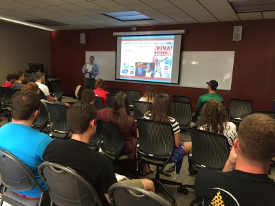 Students at film screening