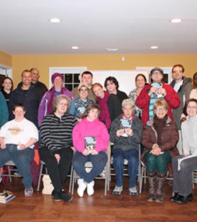 Loudoun County Public Library's Next Chapter Book Club participants