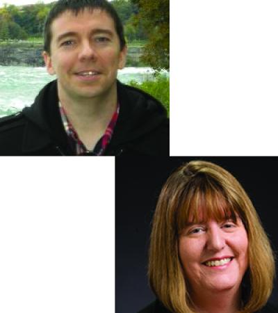 Pictures of Jeff Corrigan and Mary Larson