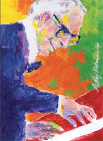 JAM 2010 poster by Leroy Neiman, featuring Dave Brubeck