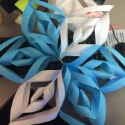3D paper snowflake 3D paper snowflake