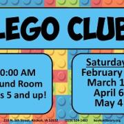 Monthly Lego Club sessions was the first step for a fruitful partnership for the Keokuk Public Library and the Hoerner YMCA 