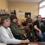 Participants listening and visualizing the audiobook