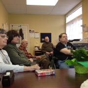 Participants listening to an audiobook  Participants listening to an audiobook