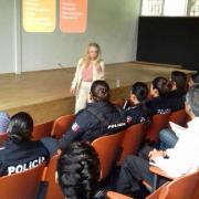 An event about sex trafficking for police officers in Mexico. 