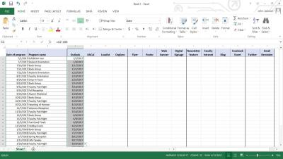 Screenshot of Microsoft Excel