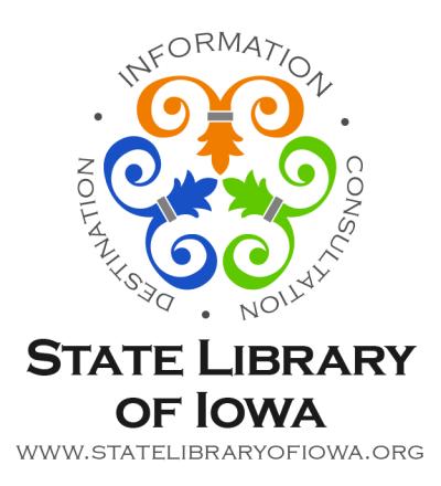 State Library of Iowa logo