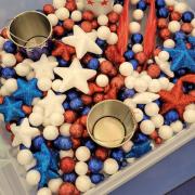 Photograph of a sensory tub
