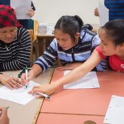 Nepali and Burmese-speaking patrons learn about financial literacy. Nepali and Burmese-speaking patrons learn about financial literacy.