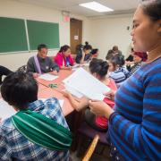 Nepali and Burmese-speaking patrons learn about financial literacy. Nepali and Burmese-speaking patrons learn about financial literacy.