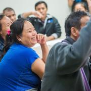 Nepali and Burmese-speaking patrons learn about financial literacy. Nepali and Burmese-speaking patrons learn about financial literacy.