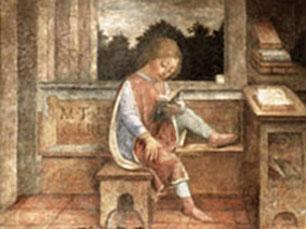 Vincenzo Foppa, The Young Cicero Reading, c. 1464. Wallace Collection, London.