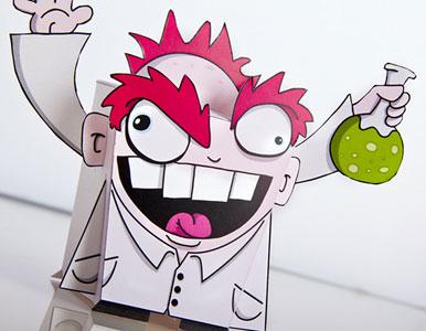 Mad scientist. Image: dzingeek
